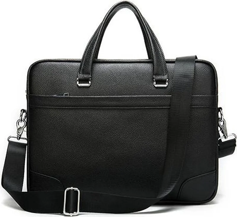Cặp nam văn phòng da bò thật BAOHA LEATHER BHM9082 Túi xách công sở nam. Vừa laptop 14inch. Hàng chính hãng.