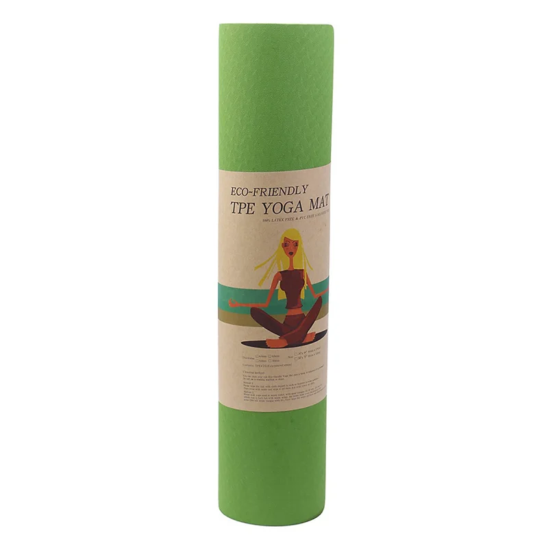 Thảm Tập Gym Và Yoga TPE 2 Lớp Zera 6MM2L (6mm) - Xanh Lá