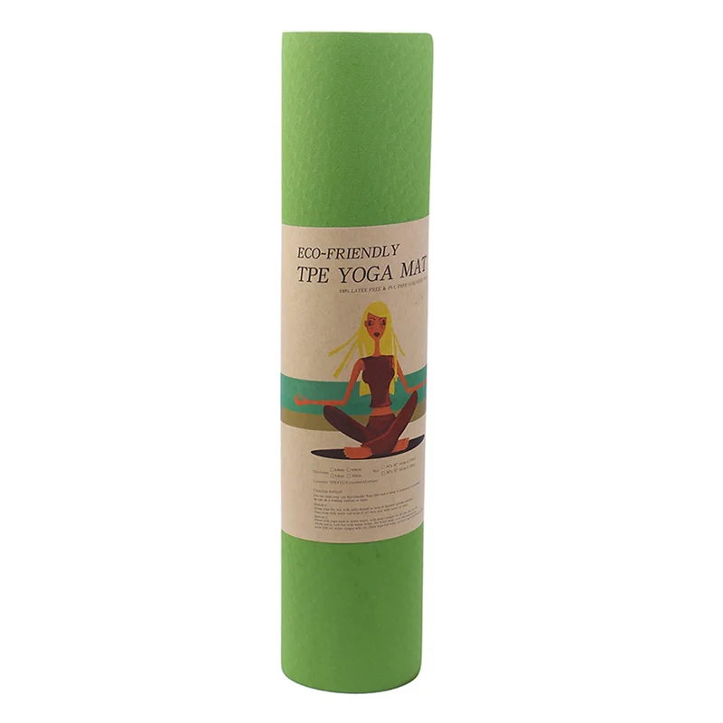 Thảm Tập Gym Và Yoga 2 Lớp TPE Eco (6mm)