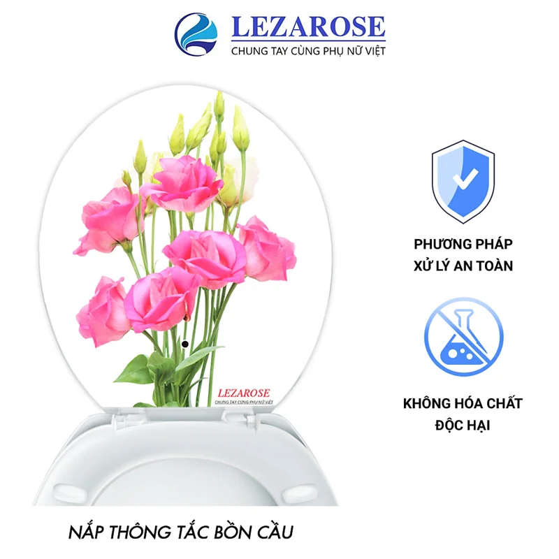 Nắp Thông tắc Bồn cầu Thế hệ mới LEZAROSE dụng cụ vệ sinh toilet cực nhanh dễ dàng sử dụng an toàn tuyệt đối (Vệ sinh nhà cửa) mới